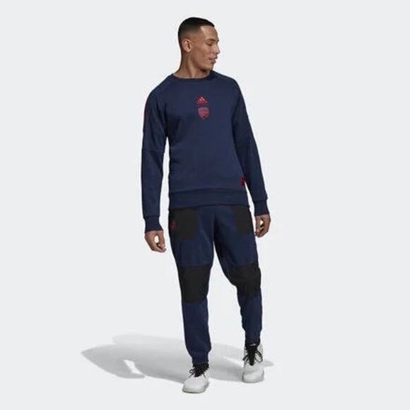 Adidas Men’s Arsenal Navy Sweatshirt Size XL crewneck - Picture 1 of 9